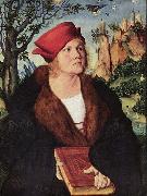 Lucas Cranach the Elder Portrat des Dr. Johannes Cuspinian oil painting reproduction